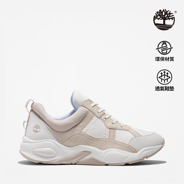 【Timberland】女款白色低筒休閒鞋(A42HQL77)