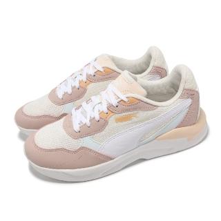 【PUMA】休閒鞋 X-Ray Speed Lite 男鞋 女鞋 白 粉 拼接 透氣 緩衝 運動鞋(384639-45)