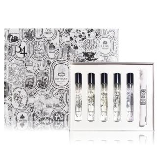 【Diptyque】經典淡香水禮盒 7.5mlX5(杜桑+玫瑰之水+影中之水+感官之水+希臘無花果-國際航空版)