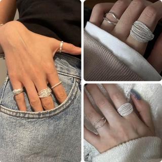 【LEEHER】女生/戒指/可調節戒指/情人節禮物/女友生日禮物/925純銀戒指/戒指女/ins/戒指女生韓