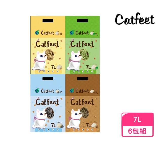 【CatFeet】天然環保豆腐砂 7L*6包組(豆腐貓砂)