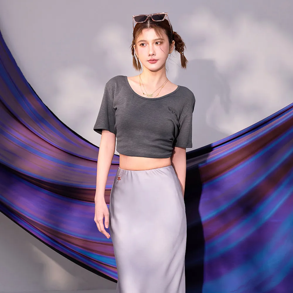 【MAJOR MADE】基本款竹節紋彈力短T(素T/圓領衣/短袖T)