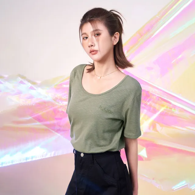 【MAJOR MADE】基本款竹節紋彈力短T(素T/圓領衣/短袖T)