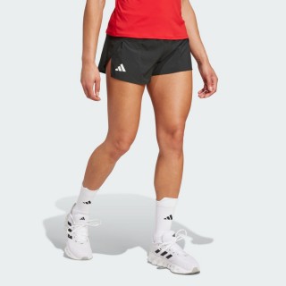 【adidas 愛迪達】運動褲 短褲 女褲 ADIZERO E SPLIT(IM8583)
