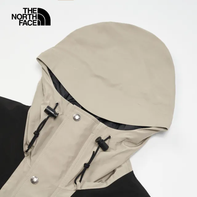 【The North Face 官方旗艦】經典ICON-北面男款灰色FUTURELIGHT防水透氣衝鋒衣|8AKJ5IF