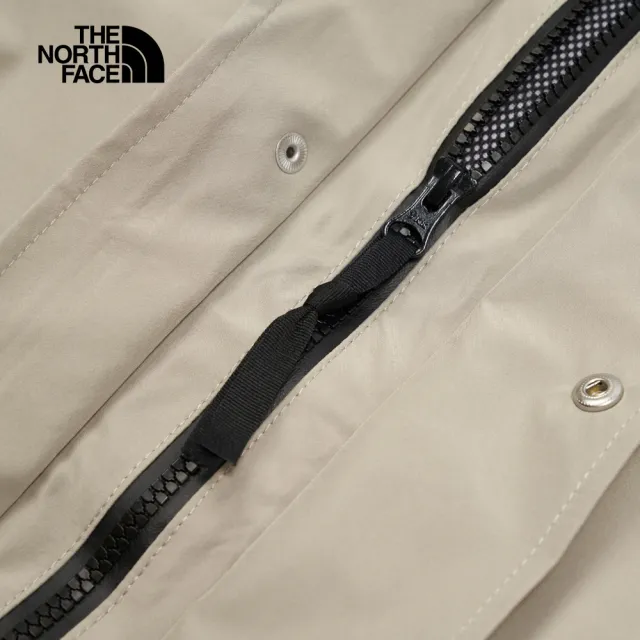 【The North Face 官方旗艦】經典ICON-北面男款灰色FUTURELIGHT防水透氣衝鋒衣｜8AKJ5IF