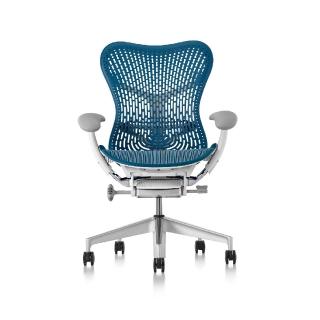 【Herman Miller】Mirra 2 全功能 - 白框藍綠背｜世代家具｜原廠授權代理商(人體工學椅/電腦椅/辦公椅)