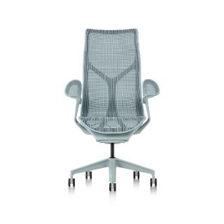 【Herman Miller】Cosm 高背款 - 冰川藍｜葉片扶手｜世代家具｜原廠授權代理商(人體工學椅/電腦椅/辦公椅)