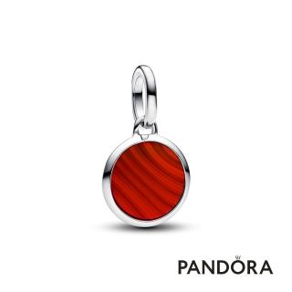 【Pandora 官方直營】赤紅 Murano 琉璃中型吊飾