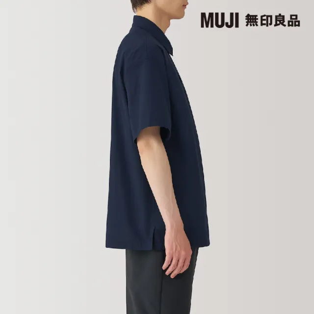 【MUJI 無印良品】男涼感短袖布帛POLO衫(共3色)