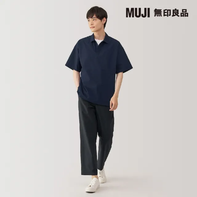 【MUJI 無印良品】男涼感短袖布帛POLO衫(共3色)