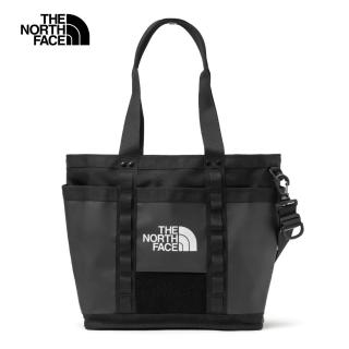 【The North Face 官方旗艦】北面男女款黑色休閒側肩兩用揹包｜3KZU53R(隨身包 運動包 旅行包)