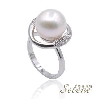 【Selene】晶耀珍珠銀戒指(925銀臺)