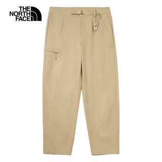 【The North Face 官方旗艦】北面男款卡其色DWR防潑水可調節褲腰休閒褲｜81SJ4FS