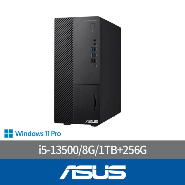 ASUS 華碩 i5 十四核商用電腦(D700ME/i5-13500/8G/1TB+256G/CRD/DVD RW/WIN11P)