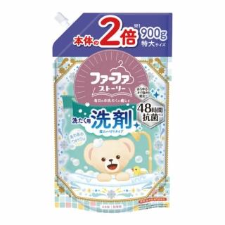 【日本 FaFa】熊寶貝繪本系列衣物洗衣精補充包 900ml(平輸商品)