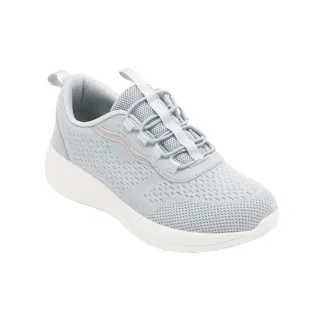 【Easy Spirit】CACHET 輕量彈力綁帶休閒運動鞋(灰色)