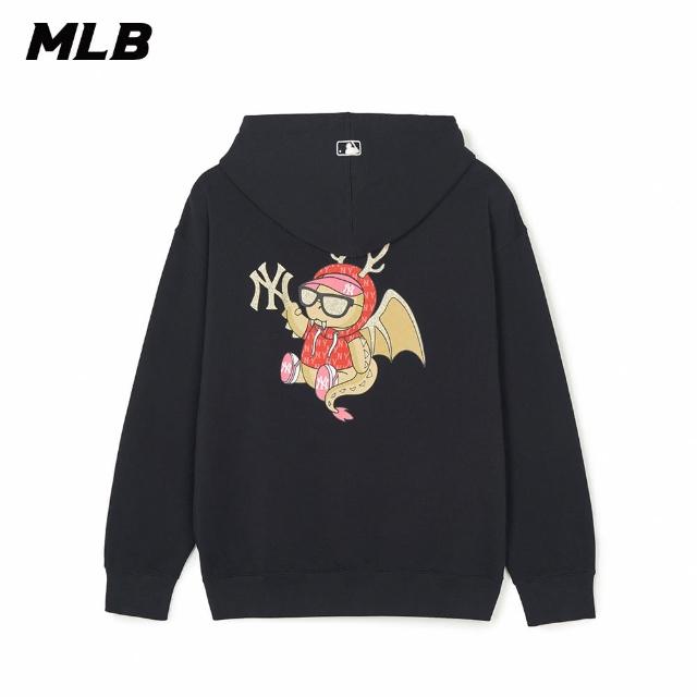 【MLB】連帽上衣 帽T CNY 龍年限定系列 紐約洋基隊(3AHDQ0141-50BKS)