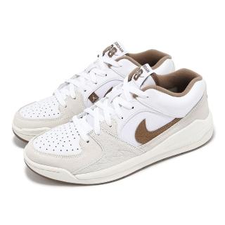 【NIKE 耐吉】休閒鞋 Jordan Stadium 90 男鞋 白 棕 緩衝 復古 喬丹(DX4397-121)