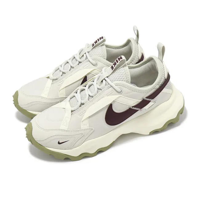 【NIKE 耐吉】休閒鞋 Wmns TC 7900 女鞋 老爹鞋 厚底 增高 米白 酒紅(DD9682-003)