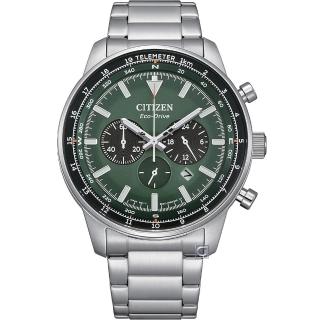 【CITIZEN 星辰】光動能錶 計時腕錶 男錶 手錶 指標錶(CA4500-91X)