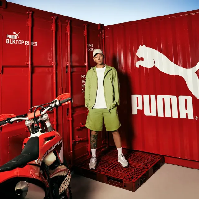 【PUMA】外套 Urban Cool UV Jacket 男款 綠 抗UV 輕量 寬鬆 連帽外套 瘦子款(628370-89)