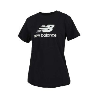 【NEW BALANCE】女短袖T恤-美規 休閒 慢跑 運動 上衣(WT41502BK)