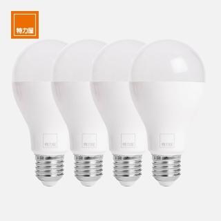 【特力屋】金採13W LED球泡燈 黃光 4入