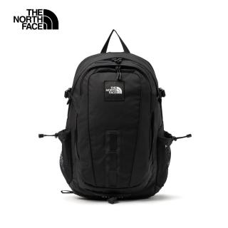 【The North Face 官方旗艦】北面男女款黑色多隔層舒適背負後揹包｜3KYJ53R(筆電包/登山包)