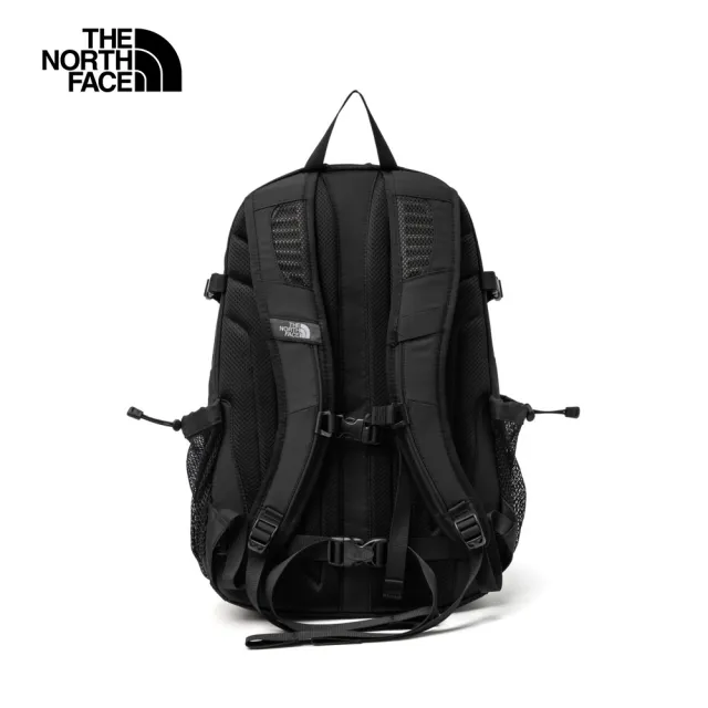 【The North Face 官方旗艦】北面男女款黑色多隔層舒適背負後背包｜3KYJ53R(筆電包/登山包)