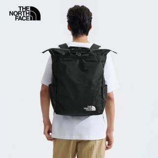 【The North Face 官方旗艦】北面男女款黑色大容量背提兩用後揹包｜8B1YKX7(筆電包/登山包)