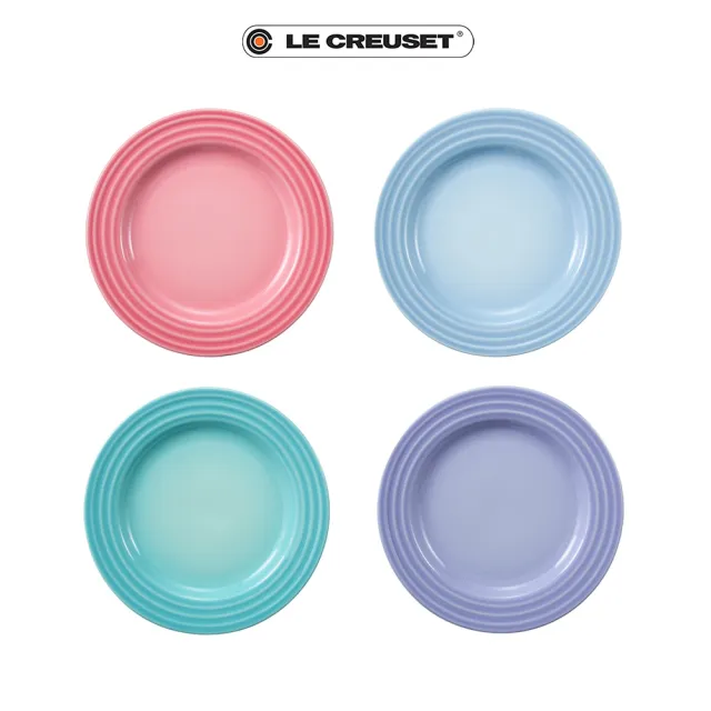 【Le Creuset】布列塔尼圓舞曲系列圓盤組17cm(4入)