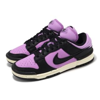 【NIKE 耐吉】休閒鞋 Wmns Dunk Low Twist 女鞋 粉紫 黑 Rush Fuchsia(DZ2794-500)