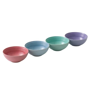 【Le Creuset】布列塔尼圓舞曲系列早餐榖片碗組16cm(4入)