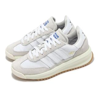 【adidas 愛迪達】休閒鞋 SL 72 RTN 男鞋 女鞋 白 灰 麂皮 拼接 復古 情侶鞋 愛迪達(ID1031)