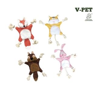 【v-pet】啾啾森林動物-耐咬耐磨寵物發聲玩具 V-PET 玩偶（犬）(狗狗玩具)
