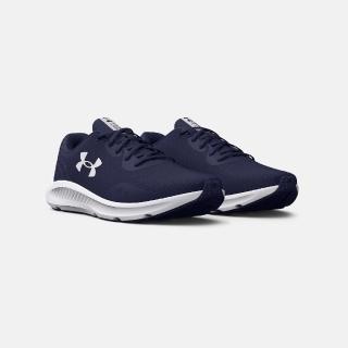 【UNDER ARMOUR】慢跑鞋 Charged Pursuit 3 Tech 男鞋 黑 白 緩衝 輕量 運動鞋 UA(3025424400)