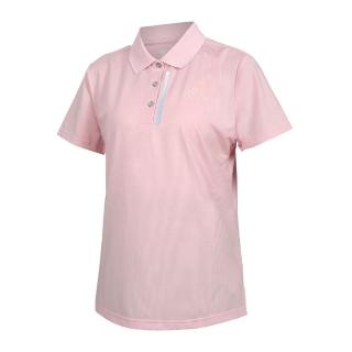 【KAPPA】女吸濕排汗短袖POLO衫-臺灣製 上衣 慢跑 運動 速乾 休閒(351W58W-XTS)