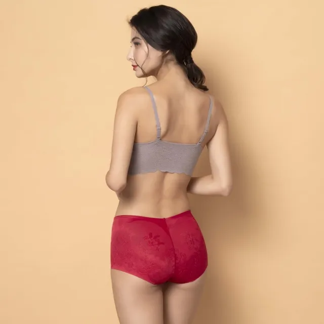 【Wacoal 華歌爾】BABY HIP 系列 64-82 低腰短管修飾褲-經典-瘦小腹提臀-無縫無痕NE1365RB(深玫紅)