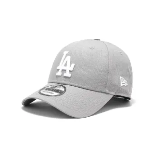 【NEW ERA】棒球帽 Essential MLB 灰白 940帽型 可調帽圍 洛杉磯道奇 LAD 老帽 帽子(NE70609995)