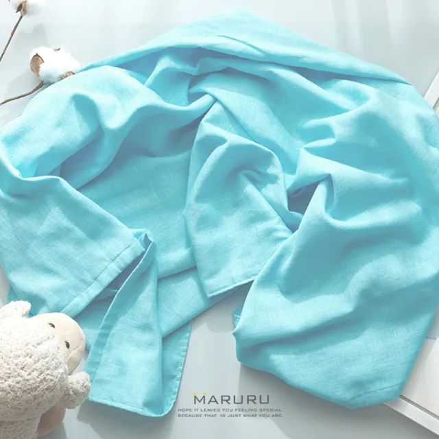 【MARURU】日本製多彩紗布浴巾B 90x130cm(日本製寶寶baby洗澡浴巾/新生兒三層紗紗布巾/寶寶游泳)