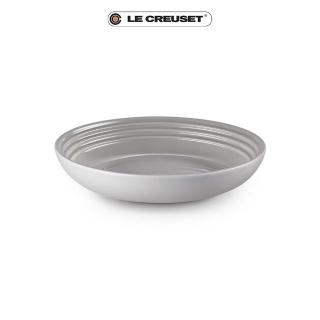 【Le Creuset】瓷器義麵盤22cm(迷霧灰-無盒)