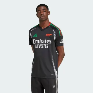 【adidas 愛迪達】ARSENAL 24/25賽季 客場 足球上衣 T恤 吸濕排汗 男 IT6148