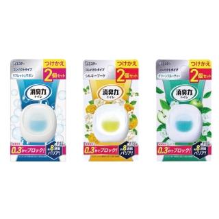 【雞仔牌】日本 ST 消臭力浴廁消臭劑補充瓶 6mlx2(除臭劑/廁所/芳香/擴香劑/平輸商品)