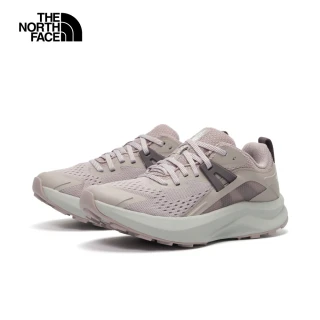 【The North Face 官方旗艦】北面女款紫灰色透氣舒適抓地登山鞋｜7W5Q8ON(健行鞋)