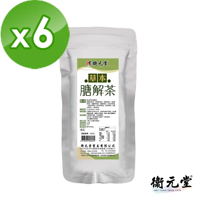 和春堂 漢方山苦瓜茶包x1袋(6gx10包/袋)品牌優惠