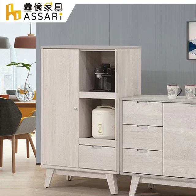 ASSARI 卡地雅2.7尺電器櫃(寬80x深40x高120