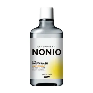 【LION 獅王】NONIO終結口氣漱口水 600ml(浸潤薄荷/晶燦亮白/澄橘薄荷)