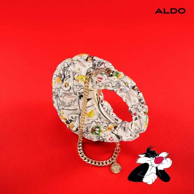 【ALDO】雙11★LTRUCHEDBAG-樂一通聯名款手提包(白色圖騰)