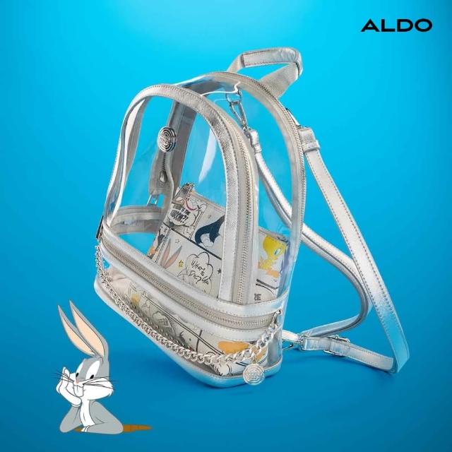 【ALDO】LTBACKPACK-樂一通聯名款後背包(銀色)